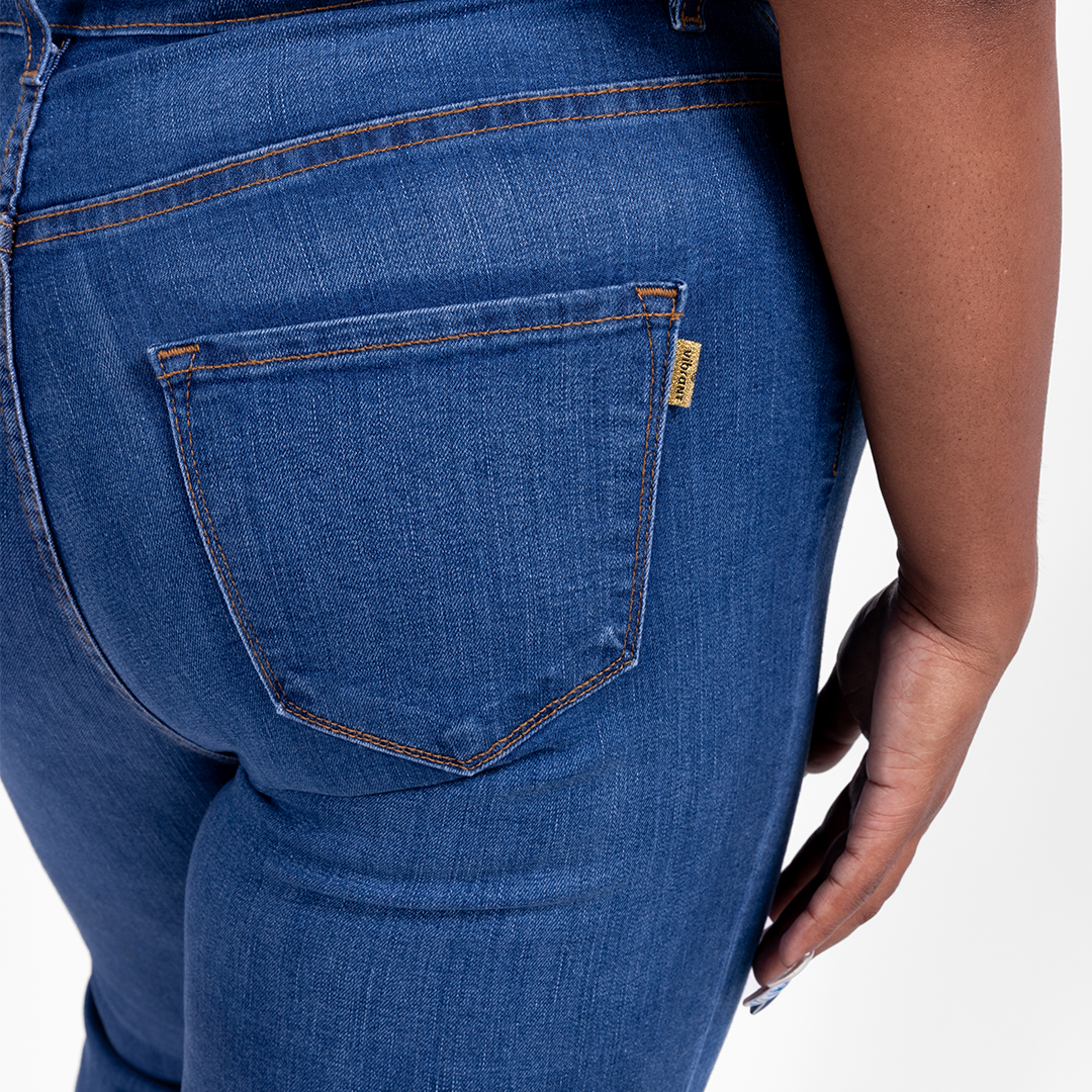 Sherri | High-Waisted Straight-Leg Denim Jeans