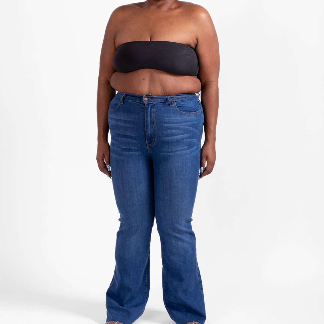 Sherri | High-Waisted Straight-Leg Denim Jeans