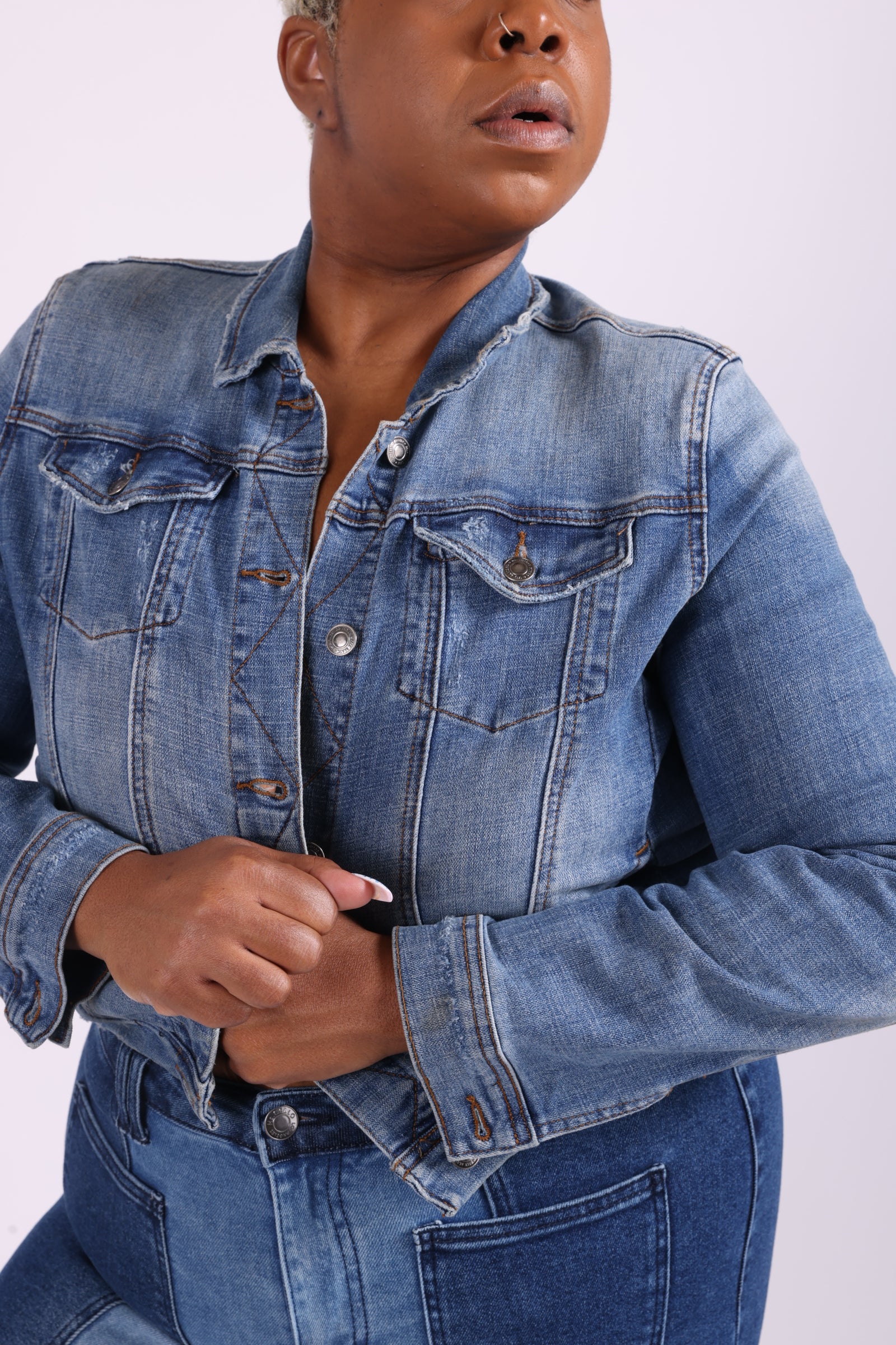 Becca | Medium Wash Denim Jacket