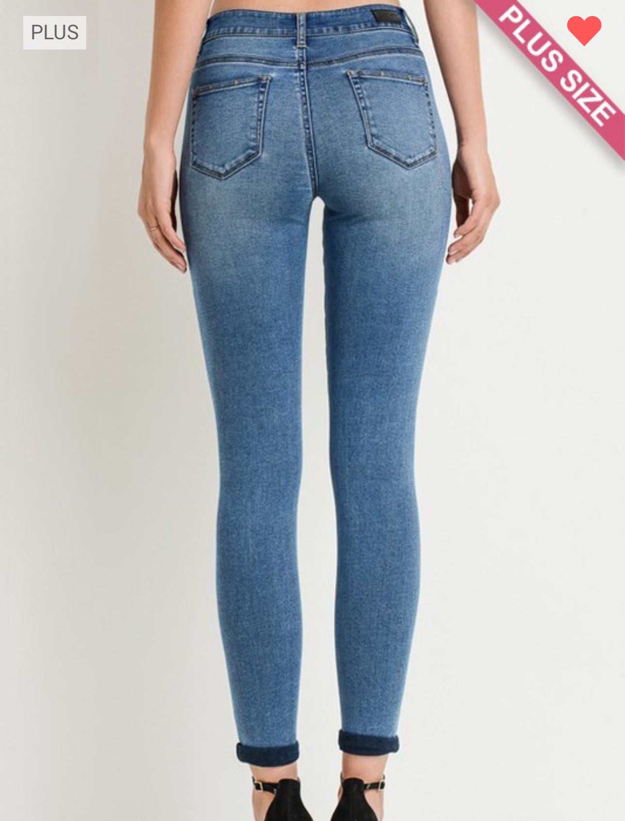 Jenny | Medium Blue Skinny Jeans