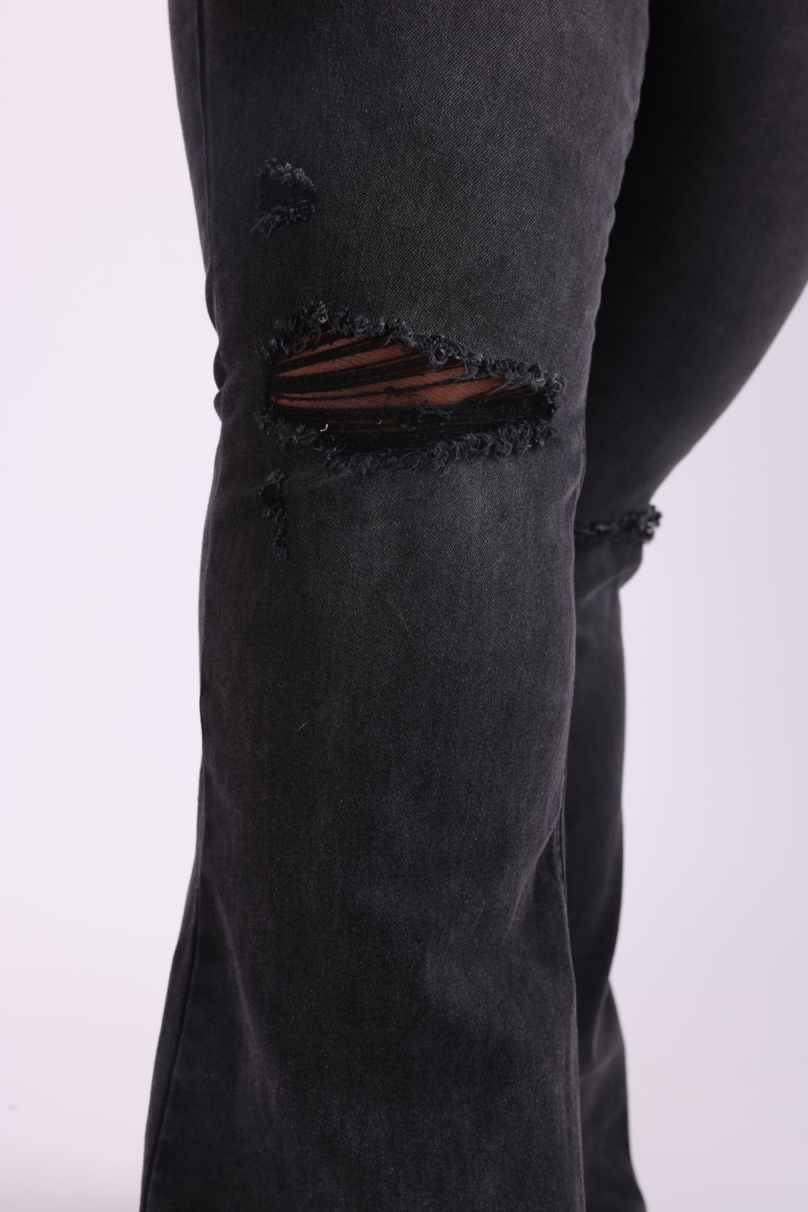 Joyce | Black High-Waisted  Flare Denim Jeans